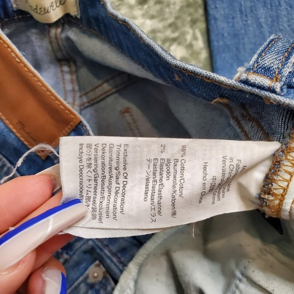 Madewell High-Rise Slim Boy Jean - Picture 8 of 8